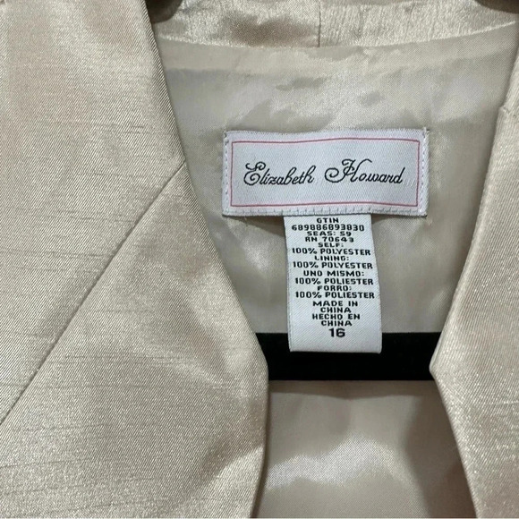 🍁 Elizabeth Howard formal dress with jacket 16 Y2K - Picture 11 of 12